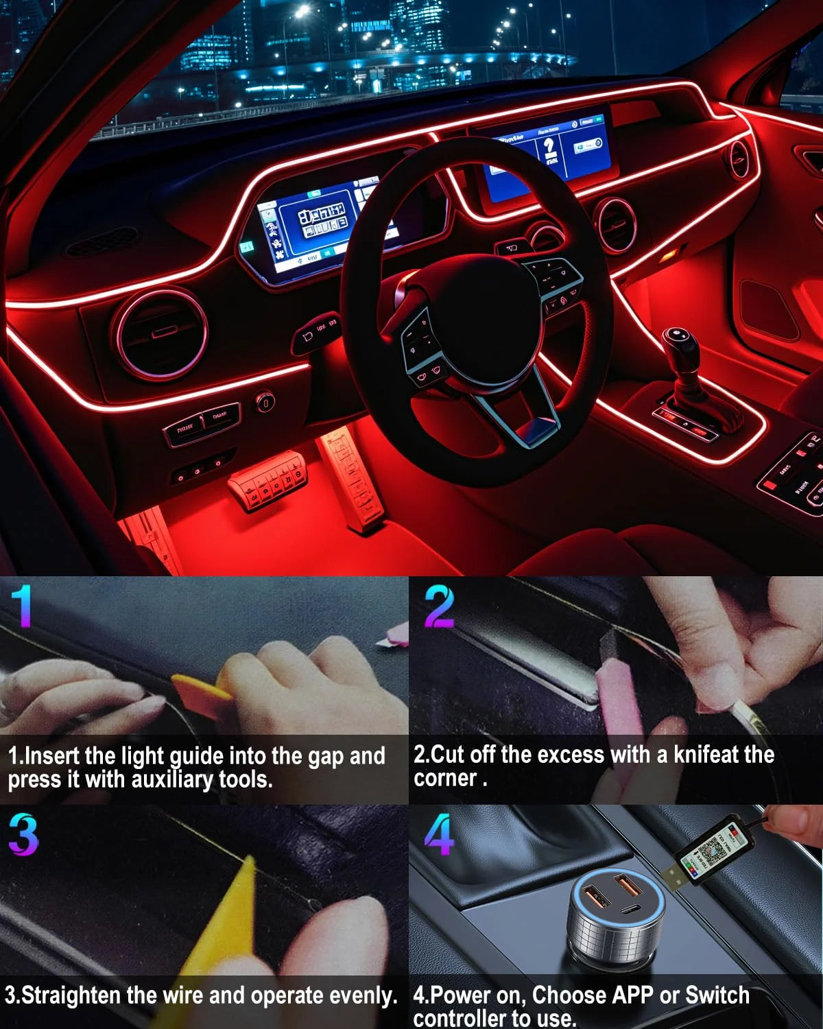 Velorix™ RGB Car LED lights